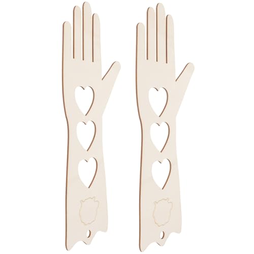 Veemoon 2 Stück Holz Strickhandschuh Modell Wiederverwendbarer Handschuhblocker mit Hohlraum DIY Strickhandschuhformer für Gleichmäßige Maschen Einfache Handhabung ohne Werkzeug Veemoon 2 Stück Holz Strickhandschuh Modell Wiederverwendbarer Handschuhblocker mit Hohlraum DIY Strickhandschuhformer für Gleichmäßige Maschen Einfache Handhabung ohne Werkzeug von Veemoon