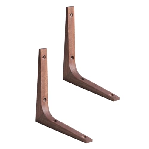 Veemoon 2 Stück Holz Wandregalhalter Langlebige Eckwinkel mit Vorgebohrten Schraublöchern Einfache Montage Starke Tragkraft für Kellerraum und Bücherregale Veemoon 2 Stück Holz Wandregalhalter Langlebige Eckwinkel mit Vorgebohrten Schraublöchern Einfache Montage Starke Tragkraft für Kellerraum und Bücherregale von Veemoon