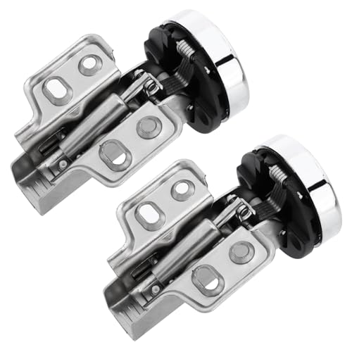 Veemoon 2 Stück Hydraulische Glas Scharniere für Küchenschränke und Kleiderschränke Belastbar Verstellbar Langlebig Geeignet für Glastüren mit Verdecktem Dämpfer Einfache Montage Veemoon 2 Stück Hydraulische Glas Scharniere für Küchenschränke und Kleiderschränke Belastbar Verstellbar Langlebig Geeignet für Glastüren mit Verdecktem Dämpfer Einfache Montage von Veemoon