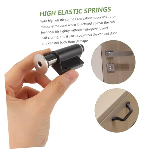 Veemoon 2 Stück Magnetischer Push to open Türverschluss mit Federmechanismus Selbstschließend Robust und Vielseitig für Schränke Kleiderschränke Tv möbel und Bücherregale in Schwarz Veemoon 2 Stück Magnetischer Push to open Türverschluss mit Federmechanismus Selbstschließend Robust und Vielseitig für Schränke Kleiderschränke Tv möbel und Bücherregale in Schwarz von Veemoon