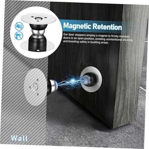 Veemoon 2 Stück Magnetischer Türfeststeller aus Edelstahl Kompakter Wandhalter mit Starker Magnetkraft Platzsparend Bohren als Verstellbarer Türstopper für Wohn Geschäftsräume Veemoon 2 Stück Magnetischer Türfeststeller aus Edelstahl Kompakter Wandhalter mit Starker Magnetkraft Platzsparend Bohren als Verstellbarer Türstopper für Wohn Geschäftsräume von Veemoon
