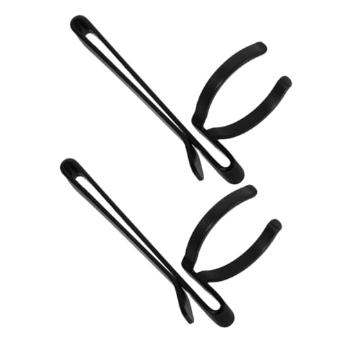 Veemoon 2 Stück Metall Taschenlampen Clips Verstellbare Gürtelhalterung für Taschenlampen Zubehör für Outdoor Aktivitäten und Reparaturen von Veemoon
