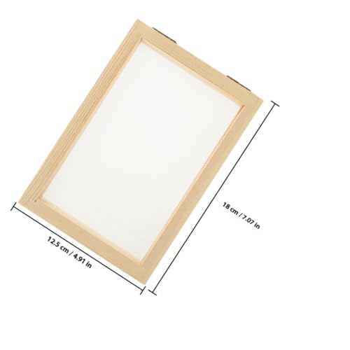 Veemoon 2 Stück Papierrahmen Holz Natur DIY Papierherstellung Schöpfrahmen Bastelrahmen für Holzrahmen Papierform für Kreative Handarbeiten und Bastelprojekte Veemoon 2 Stück Papierrahmen Holz Natur DIY Papierherstellung Schöpfrahmen Bastelrahmen für Holzrahmen Papierform für Kreative Handarbeiten und Bastelprojekte von Veemoon