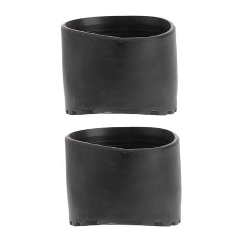 Veemoon 2 Stück Rutschfeste Leiter Fußkappen Faltbare Leiter Zubehör Hitzebeständige Verschleißfeste Schutzpads für Runde Leiterfüße Bodenschutz für Holz Fliesen Teppiche von Veemoon