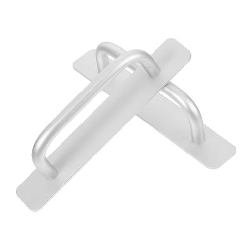 Veemoon 2 Stück Selbstklebende Aluminium Schrankgriffe ohne Bohren Vintage Möbelgriffe für Küchenschränke Schubladen Schiebetüren und Kleiderschränke Elegantes Design und Stabile von Veemoon
