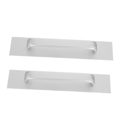 Veemoon 2 Stück Selbstklebende Aluminium-griffe Werkzeugfreie Langlebige Tür Schubladengriffe mit Eleganter Oberfläche Schnell Montierbare Robuste Klebeflächen für Küchen Möbelschranktüren Veemoon 2 Stück Selbstklebende Aluminium-griffe Werkzeugfreie Langlebige Tür Schubladengriffe mit Eleganter Oberfläche Schnell Montierbare Robuste Klebeflächen für Küchen Möbelschranktüren von Veemoon