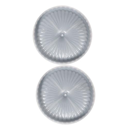 Veemoon 2 Stück Silikonform DIY Räucherstäbchenhalter Gießform Flexible Langlebige Epoxidharzform für Aromatherapie Tablett Handwerk Geschenk von Veemoon