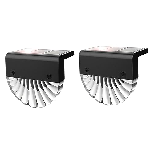 Veemoon 2 Stück Solar LED Wandlampe Wasserdichtes Licht für Garten Terrasse Zaun Treppen Rgb Farbwechsel für Außenbereich Dekorativ Platzsparend Veemoon 2 Stück Solar LED Wandlampe Wasserdichtes Licht für Garten Terrasse Zaun Treppen Rgb Farbwechsel für Außenbereich Dekorativ Platzsparend von Veemoon