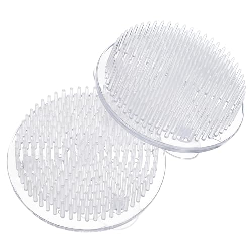 Veemoon 2 Stück Teiliges Blumengitter mit Starken Saugnäpfen Flexibler Blumenfrosch Halter für Stabile Blumenarrangements Transparentes Kunststoff Design Installieren Vielseitig für Vasen von Veemoon