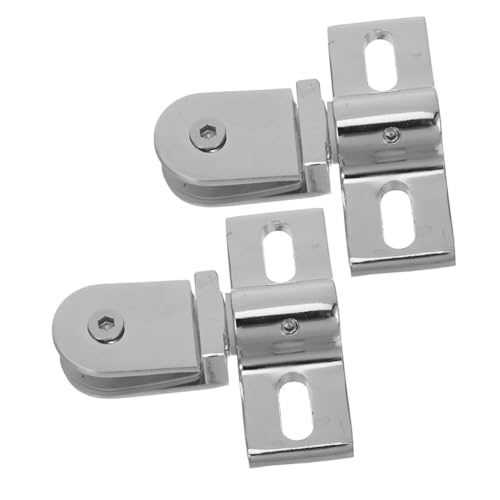 Veemoon 2 Stück Teiliges Duschglastür Scharnier aus Obere und Untere Pivot halterung für Stabile Montage Langlebiges Reparaturzubehör für Rahmenlose Duschtüren und Vitrinen von Veemoon