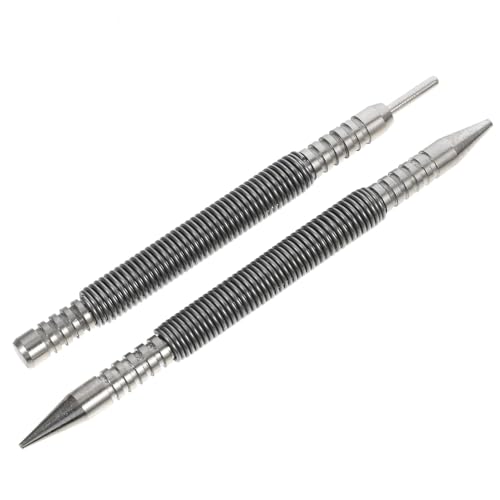 Veemoon 2 Stück Teiliges Federkern nagelset aus Karbonstahl Federbelastetes Rostfreies Präzisions zentrierwerkzeug für Holz Metall und Glas Kompakt Langlebig Effizient für Enge Veemoon 2 Stück Teiliges Federkern nagelset aus Karbonstahl Federbelastetes Rostfreies Präzisions zentrierwerkzeug für Holz Metall und Glas Kompakt Langlebig Effizient für Enge von Veemoon