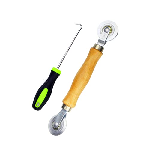 Veemoon 2 Stück Teiliges Fenster Screen Roller Tool Kit für Installation von Fliegengittern Robustes Installationswerkzeug mit Komfortablem Griff und Langlebigem Material Veemoon 2 Stück Teiliges Fenster Screen Roller Tool Kit für Installation von Fliegengittern Robustes Installationswerkzeug mit Komfortablem Griff und Langlebigem Material von Veemoon