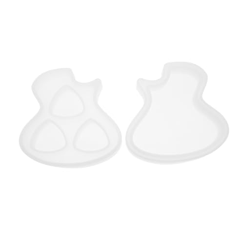 Veemoon 2 Stück Teiliges Silikon Epoxidharz Gitarrenplektrum Formen mit Aufbewahrungsbox Milchig Weiß Leicht Glänzend für DIY Gitarrenliebhaber und Geschenkideen Veemoon 2 Stück Teiliges Silikon Epoxidharz Gitarrenplektrum Formen mit Aufbewahrungsbox Milchig Weiß Leicht Glänzend für DIY Gitarrenliebhaber und Geschenkideen von Veemoon