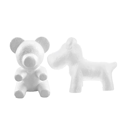 Veemoon 2 Stück Teiliges Welpen und Bärenform DIY Modell aus Styropor für Blumenarrangements Robuste Schaumstoffmold zum Basteln als Dekoration für Geburtstagsfeiern und Handwerksprojekte Veemoon 2 Stück Teiliges Welpen und Bärenform DIY Modell aus Styropor für Blumenarrangements Robuste Schaumstoffmold zum Basteln als Dekoration für Geburtstagsfeiern und Handwerksprojekte von Veemoon