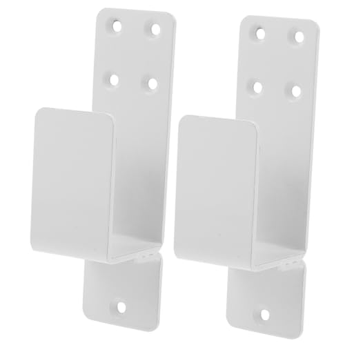 Veemoon 2 Stück Türbarrikadenhalter Teiliges Verstärkte Sicherheitsstangenhalterung für Scheunentore Garagentore Haustüren und Gartentore Stabile Türfeststeller für Vielseitigen Einsatz von Veemoon