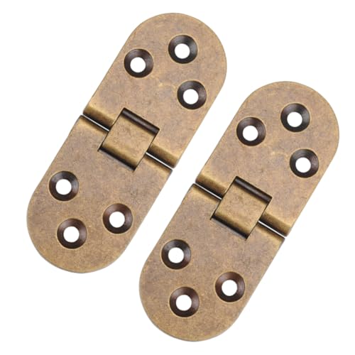 Veemoon 2 Stück Unsichtbare Möbel scharniere aus Langlebiger Zinklegierung Kleine Praktische Metallscharniere in Bronze für Schrank und Kleiderschrank Einfache Montage Rostfrei und Robust Veemoon 2 Stück Unsichtbare Möbel scharniere aus Langlebiger Zinklegierung Kleine Praktische Metallscharniere in Bronze für Schrank und Kleiderschrank Einfache Montage Rostfrei und Robust von Veemoon