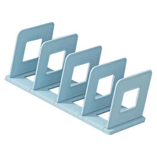 Veemoon 2 Stück Verstellbares Desktop Bücherregal Organizer aus Langlebigem Kunststoff Platzsparender Buchhalter für Büro und Zuhause Einfache Installation Modernes Minimalistisches Design von Veemoon