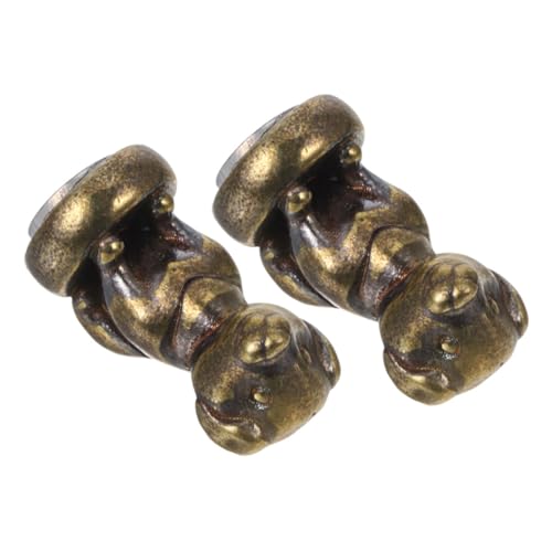 Veemoon 2 Stück Vintage Tier Türscharnier Dekoration Kupfer Dekorative Hinge Topper mit Detaillierten Hundeskulpturen für Möbel und Heimdekoration Vielseitige Anwendung und Langlebige Veemoon 2 Stück Vintage Tier Türscharnier Dekoration Kupfer Dekorative Hinge Topper mit Detaillierten Hundeskulpturen für Möbel und Heimdekoration Vielseitige Anwendung und Langlebige von Veemoon