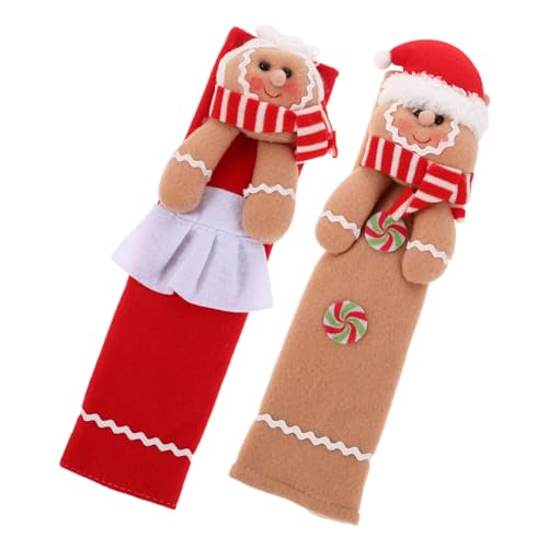 Veemoon 2 Stück Weihnachts-gingerbread-griffschoner für Kühlschrank und Küchengeräte Waschbare Stoffbezüge Weiche Strapazierfähige Schutzhüllen für Backofen Mikrowelle Geschirrspüler Veemoon 2 Stück Weihnachts-gingerbread-griffschoner für Kühlschrank und Küchengeräte Waschbare Stoffbezüge Weiche Strapazierfähige Schutzhüllen für Backofen Mikrowelle Geschirrspüler von Veemoon