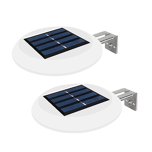 Veemoon 2 Stücke Solar-Wandleuchte Wandleuchten Solarbetriebene Außenleuchten Outdoor-Solarleuchten für Zaun Solarleuchten im Freien Solargartenlichter LED-Wandleuchte Außenlampe Weiß Veemoon 2 Stücke Solar-Wandleuchte Wandleuchten Solarbetriebene Außenleuchten Outdoor-Solarleuchten für Zaun Solarleuchten im Freien Solargartenlichter LED-Wandleuchte Außenlampe Weiß von Veemoon