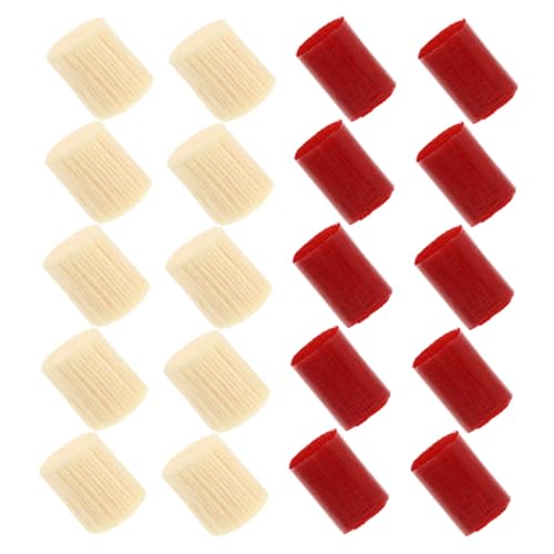 Veemoon 20 Rollen Latch Hook Teppichgarn Weiche Acryl Handarbeitswolle Farben Beige Rot DIY Teppich Knüpfen Garn für Handwerk und Basteln Geeignet für Anfänger und Erwachsene von Veemoon