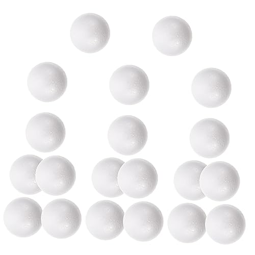 Veemoon 20stücke Schaumstoffball Form Dekoration DIY Weihnachtskugel Dekore Graffiti Bälle Unfertige Kugeldekoration Für Junge Mädchen Kunsthandwerk von Veemoon