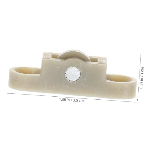 Veemoon 20 Stück Teiliges Einzelnem Nylon scheibenrad Verschleißfest Belastbar für Möbel Fliegengitter screen türen Einfache Montage Gleichmäßig Laufend Robust und Langlebig von Veemoon