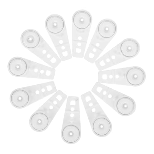 Veemoon 20 Stück Teiliges Gardinenschienen-gleiter mit Präzisions-Lager Leise und Sanfte Laufrollen Schienenschieber für Einfache Installation und Langlebigen Kratzfesten Betrieb von Veemoon