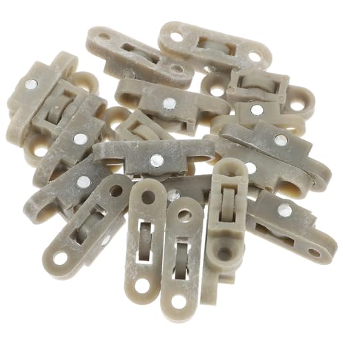 Veemoon 20 Stück Teiliges Schranktür Nylon schiebefenster Riemenscheibe Einzeln Rad für Möbel Schiebetüren Verschleißfest Langlebig und Vielseitig für Fenster von Veemoon