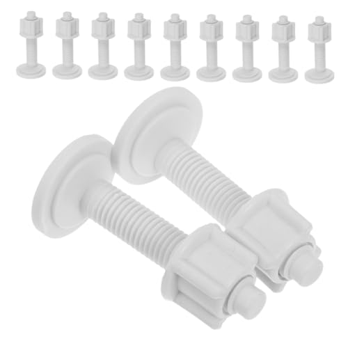 Veemoon 20 Stück Teiliges Toilettensitz schrauben Robustem PP mit Universalgummi dübeln Verdeckte Montage Wasserbeständig Langlebig Passend für Verschiedene Wc deckel und Badezimmer Veemoon 20 Stück Teiliges Toilettensitz schrauben Robustem PP mit Universalgummi dübeln Verdeckte Montage Wasserbeständig Langlebig Passend für Verschiedene Wc deckel und Badezimmer von Veemoon