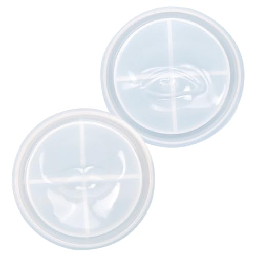 Veemoon 2Stücke Teiliges DIY Silikonform für Weihrauchstabhalter Elastische Epoxidharz Gießform mit Lippen und Augen Design für Kreative Handwerksprojekte Wiederverwendbar von Veemoon