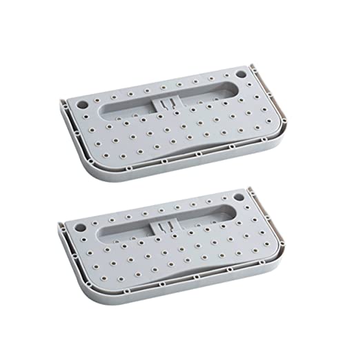 Veemoon 2er Set Wand-Schuhregal - Faltbare Selbstklebende Schuhaufbewahrung Für Platzsparende Organisation in Ihrem Zuhause Ideal Für Hausschuhe Und Slipper Auch Für Wohnwagen von Veemoon
