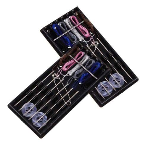 Veemoon 2sätze Nähwerkzeugset Mit Nähgarn Kompakt Und Tragbar Für Reise Und Haushalt Enthält Nähutensilien Und Handarbeitswerkzeuge von Veemoon