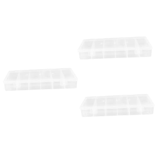 Veemoon 3 Sätze Aufbewahrungsbox Mit Fächern Transparente Organizer Box Für Schmuck Und Bastelmaterial Abnehmbar Einfach Zu Reinigen 2 Stück * 3 Veemoon 3 Sätze Aufbewahrungsbox Mit Fächern Transparente Organizer Box Für Schmuck Und Bastelmaterial Abnehmbar Einfach Zu Reinigen 2 Stück * 3 von Veemoon