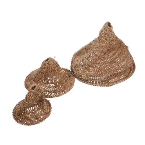 Veemoon 3 Stück Boho Lampenschirme Handgewebt aus Jute-seil Rustikale Pendelleuchten mit Öffnung Kreative Hängelampen für Hotel Restaurant und Innenbereich Weiche Lichtstreuung und Veemoon 3 Stück Boho Lampenschirme Handgewebt aus Jute-seil Rustikale Pendelleuchten mit Öffnung Kreative Hängelampen für Hotel Restaurant und Innenbereich Weiche Lichtstreuung und von Veemoon