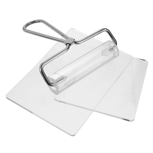 Veemoon 3 Stück Lehmplatte Polymertonpresse Tonrollstift Lehmwalze Selber Machen Modelliermasse Roller Zubehör Aus Ton Werkzeuge Aus Ton Schnitzen DIY-Werkzeug Aus Tonbildzeuge Metall von Veemoon