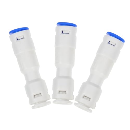 Veemoon 3 Stück Rückschlagventil Wasseranschluss Schnellverbinder Kunststoff für Wasserfilter Umkehrosmose systeme Flexibler Langlebiger Schlauchverbinder für Wasserreiniger Zubehör Veemoon 3 Stück Rückschlagventil Wasseranschluss Schnellverbinder Kunststoff für Wasserfilter Umkehrosmose systeme Flexibler Langlebiger Schlauchverbinder für Wasserreiniger Zubehör von Veemoon