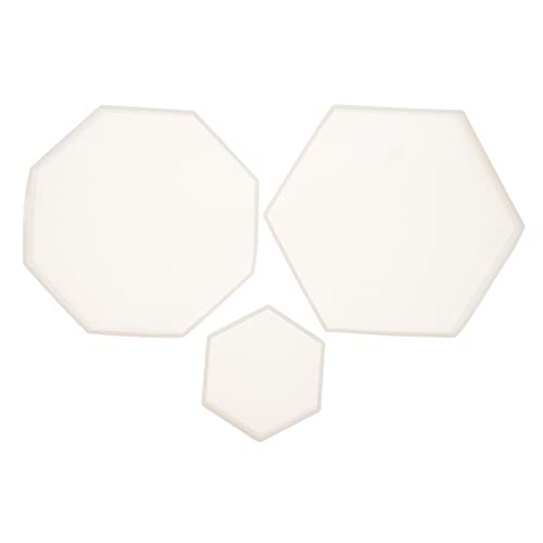 Veemoon 3 Stück Teiliges Geometrisches Silikon Gießform für Epoxidharz Untersetzer und Tablett Wiederverwendbar Antihaftbeschichtet Leicht zu Entformen für DIY Dekoration und Veemoon 3 Stück Teiliges Geometrisches Silikon Gießform für Epoxidharz Untersetzer und Tablett Wiederverwendbar Antihaftbeschichtet Leicht zu Entformen für DIY Dekoration und von Veemoon