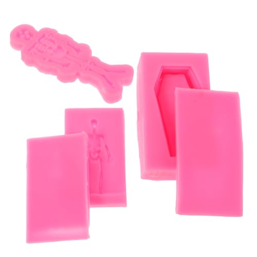Veemoon 3 Stück Teiliges Halloween Silikonform Skelett und Sarg Motiv Flexible Wiederverwendbare Epoxidharzgießform für Fondant Zuckerpaste und DIY Bastelprojekte Veemoon 3 Stück Teiliges Halloween Silikonform Skelett und Sarg Motiv Flexible Wiederverwendbare Epoxidharzgießform für Fondant Zuckerpaste und DIY Bastelprojekte von Veemoon