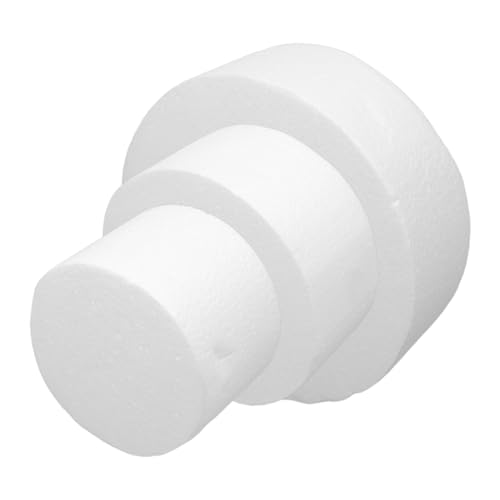 Veemoon 3 Stück Teiliges Schaumstoff Kuchen Modell Ø Leichte Stabile Torten Dummies zum Dekorieren und Üben Realistische Oberfläche für Fondant Modellierpaste für Bäckerei und Veemoon 3 Stück Teiliges Schaumstoff Kuchen Modell Ø Leichte Stabile Torten Dummies zum Dekorieren und Üben Realistische Oberfläche für Fondant Modellierpaste für Bäckerei und von Veemoon