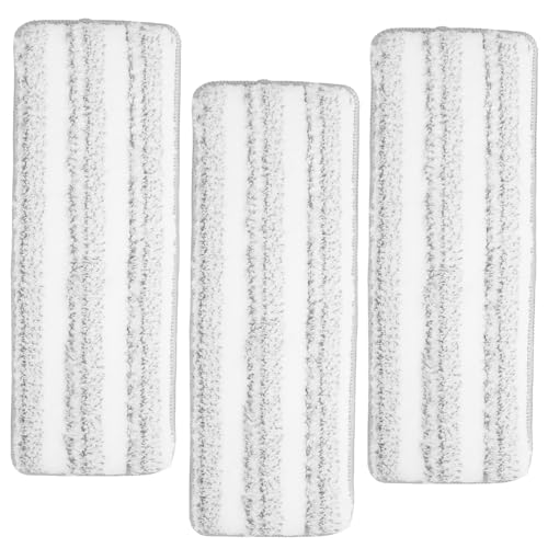 Veemoon 3 Stück Wischmopp Ersatzpads Wiederverwendbare Mikrofaser Mop Pads für Flachwischer Waschbare Bodenreinigungszubehör für Fliesen und Steinböden Veemoon 3 Stück Wischmopp Ersatzpads Wiederverwendbare Mikrofaser Mop Pads für Flachwischer Waschbare Bodenreinigungszubehör für Fliesen und Steinböden von Veemoon