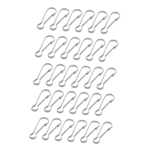 Veemoon 30 Stück Edelstahlschwein Gallenblase DIY -Handwerksabzeichenhalter Hooks Abzeichenschlüssel Karten -Tag -Haken Schnappschüsse haken Edelstahl Tag Hooks DIY Rostfreier Stahl Silber Veemoon 30 Stück Edelstahlschwein Gallenblase DIY -Handwerksabzeichenhalter Hooks Abzeichenschlüssel Karten -Tag -Haken Schnappschüsse haken Edelstahl Tag Hooks DIY Rostfreier Stahl Silber von Veemoon