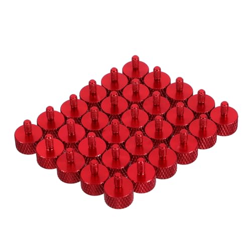 Veemoon 30 Stück Teiliges Gerändelte Aluminiumschrauben Handdrehbar für Computergehäuse Vielseitig Kompatibel Langlebig und Präzise für Desktop Server-pcs Veemoon 30 Stück Teiliges Gerändelte Aluminiumschrauben Handdrehbar für Computergehäuse Vielseitig Kompatibel Langlebig und Präzise für Desktop Server-pcs von Veemoon