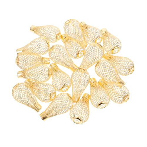 Veemoon 30 Stück Teiliges Metall Lampenschirme in Birnenform DIY Hohl Lampenabdeckungen Leichte Pendelleuchten Ersatzschirme für Weihnachtsdeko Innen und Außen Geeignet Goldfarbene Mini Veemoon 30 Stück Teiliges Metall Lampenschirme in Birnenform DIY Hohl Lampenabdeckungen Leichte Pendelleuchten Ersatzschirme für Weihnachtsdeko Innen und Außen Geeignet Goldfarbene Mini von Veemoon