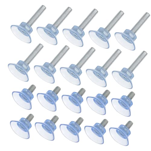 Veemoon 32 Stück Teiliges Verstellbares Möbelfuß Schraubgewinde und PVC saugnapf Geräuschdämpfend Vibrationsreduzierend für Tisch Sofa Stuhl Bett für Möbelstütze und Nivellierung von Veemoon