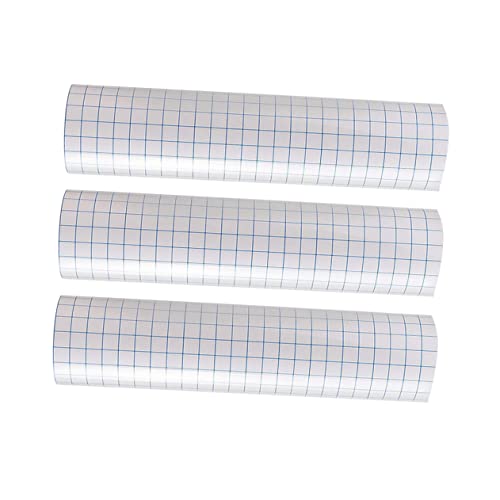 Veemoon 3Stücke Selbstklebende Transferfolie mit Ausrichtungsgitter Transparentes Vinyl Transferband für DIY Projekte Fenster und Wandaufkleber Veemoon 3Stücke Selbstklebende Transferfolie mit Ausrichtungsgitter Transparentes Vinyl Transferband für DIY Projekte Fenster und Wandaufkleber von Veemoon