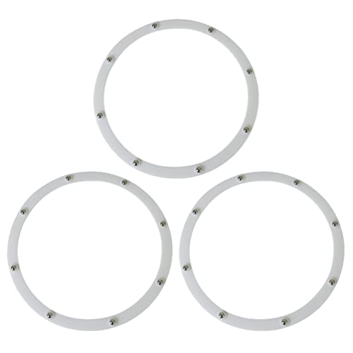 Veemoon 3st Plattentellerring Aus Stahlkugel Rotierende Ringwalze Anzeige Eines Rotierenden Rings Tabletthalter Schwerlast-plattentellerlager Kunststoff Kleiner Plattenspieler Austauschbar von Veemoon