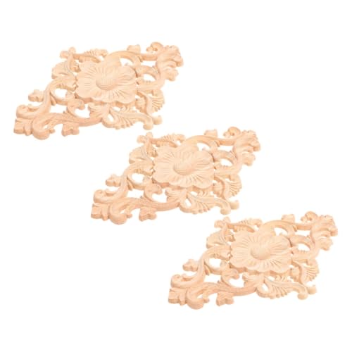 Veemoon 3stücke Holzapplikationen Geschnitzte Ornamente Für Schranktüren Möbel Dekoration Unbemalt Mit Handwerkskunst Für Fenster Spiegel Türen Wände Heimdekoration Veemoon 3stücke Holzapplikationen Geschnitzte Ornamente Für Schranktüren Möbel Dekoration Unbemalt Mit Handwerkskunst Für Fenster Spiegel Türen Wände Heimdekoration von Veemoon