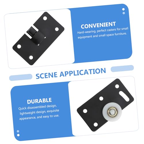 Veemoon 4 Sätze Schrank Schiebetürrollen Möbelräder Schwerlast Leise Puffer Sanft Gleitend Einfache Montage für Kleiderschrank Türen Veemoon 4 Sätze Schrank Schiebetürrollen Möbelräder Schwerlast Leise Puffer Sanft Gleitend Einfache Montage für Kleiderschrank Türen von Veemoon