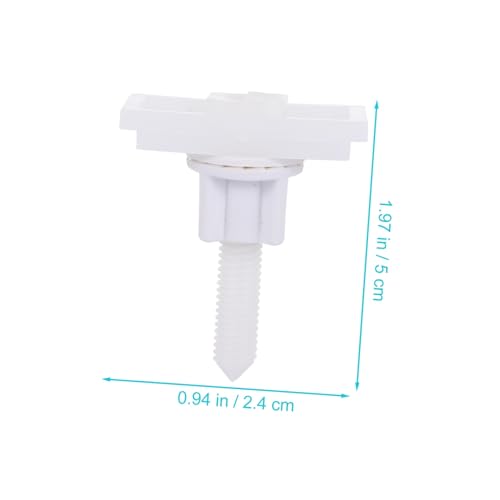 Veemoon 4 Sätze Toilettensitz Montage Schrauben Muttern Ersatz Wc Sitz Befestigungskit aus Robustem mit Hoher Festigkeit und Langlebiger Alterungsbeständigkeit für Einfache und von Veemoon